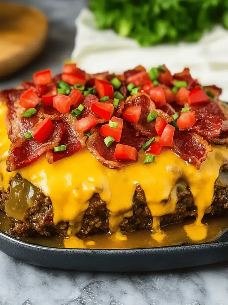 Bacon Cheeseburger Meatloaf