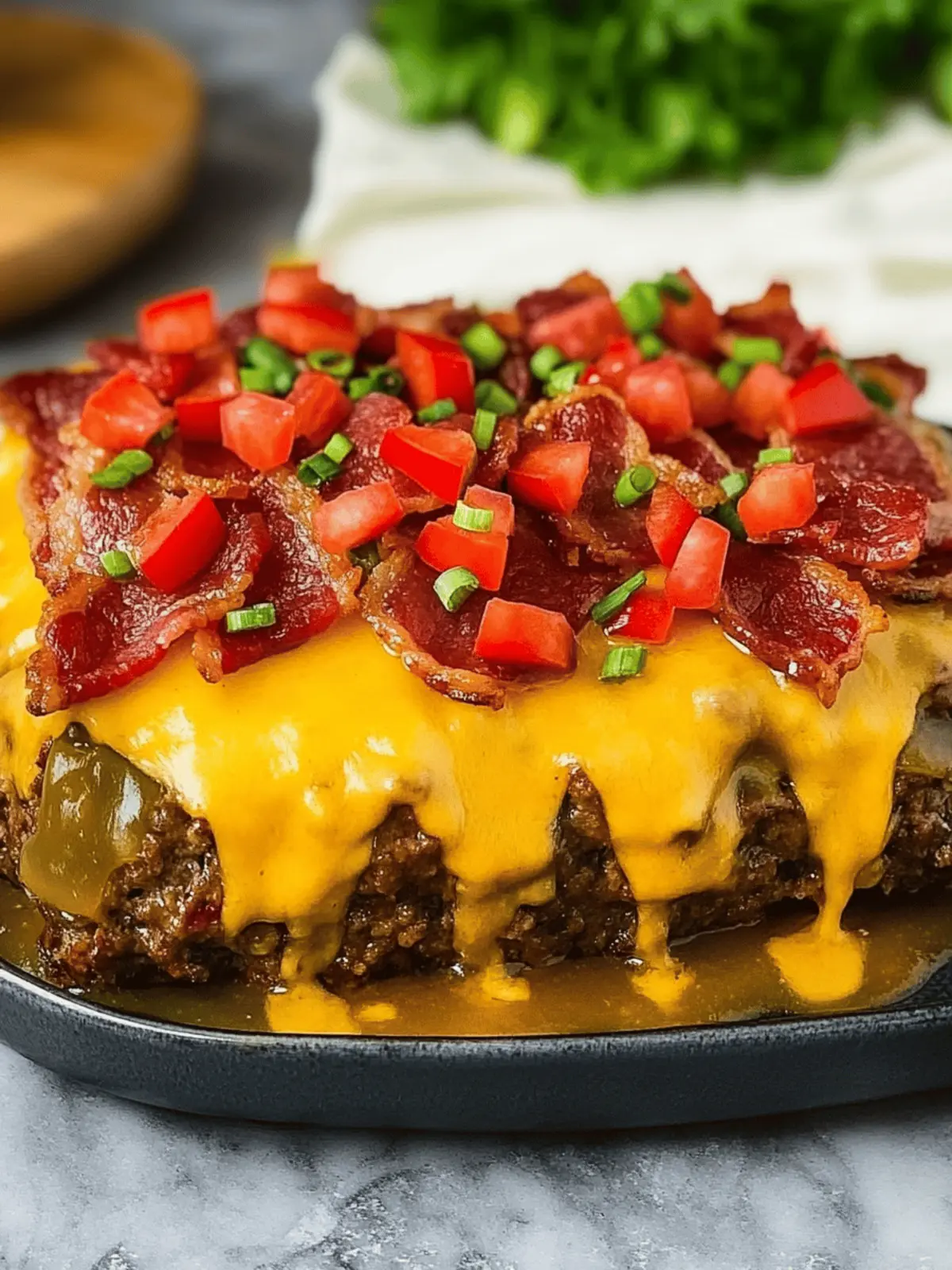 Bacon Cheeseburger Meatloaf
