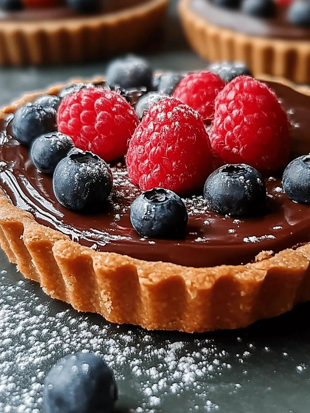 No Bake Nutella Tart