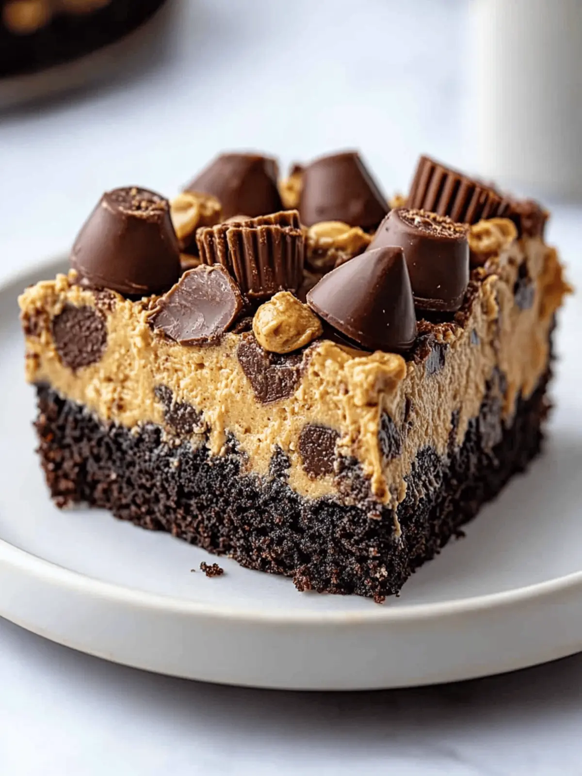 Peanut Butter Cup Dump Cake