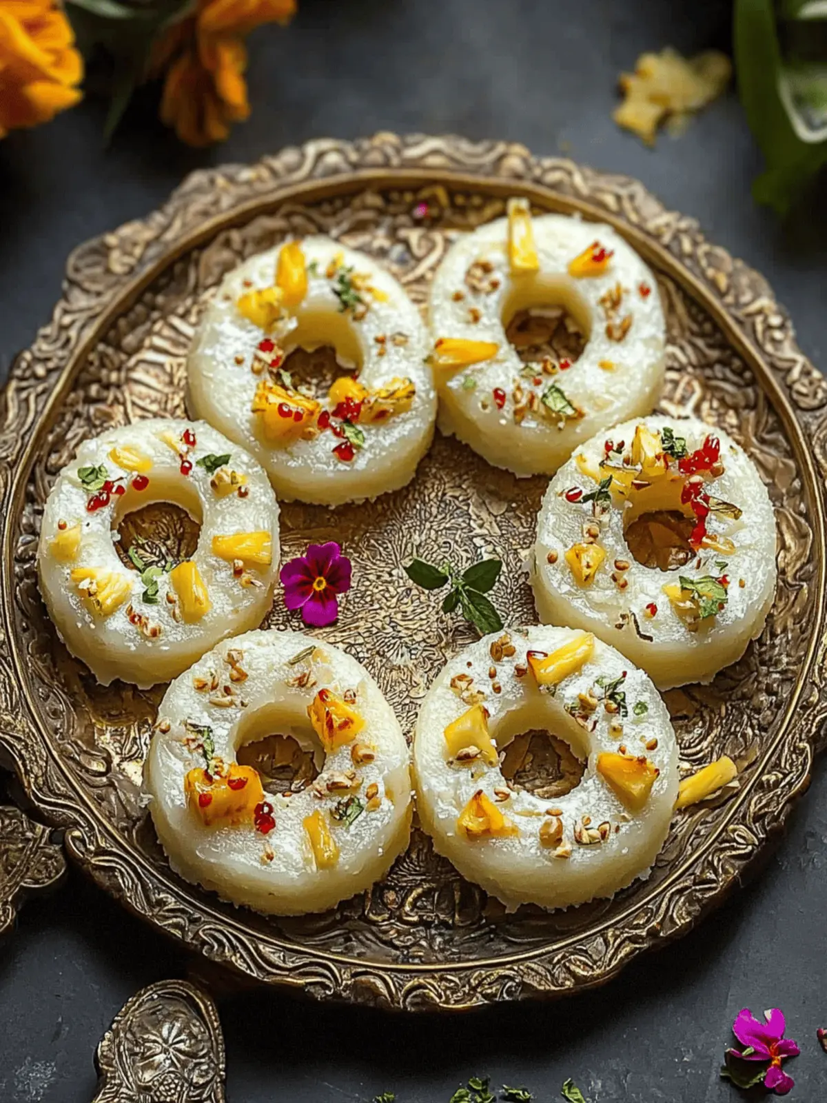Pineapple Sandesh