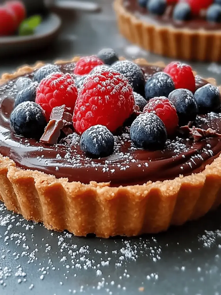 No Bake Nutella Tart