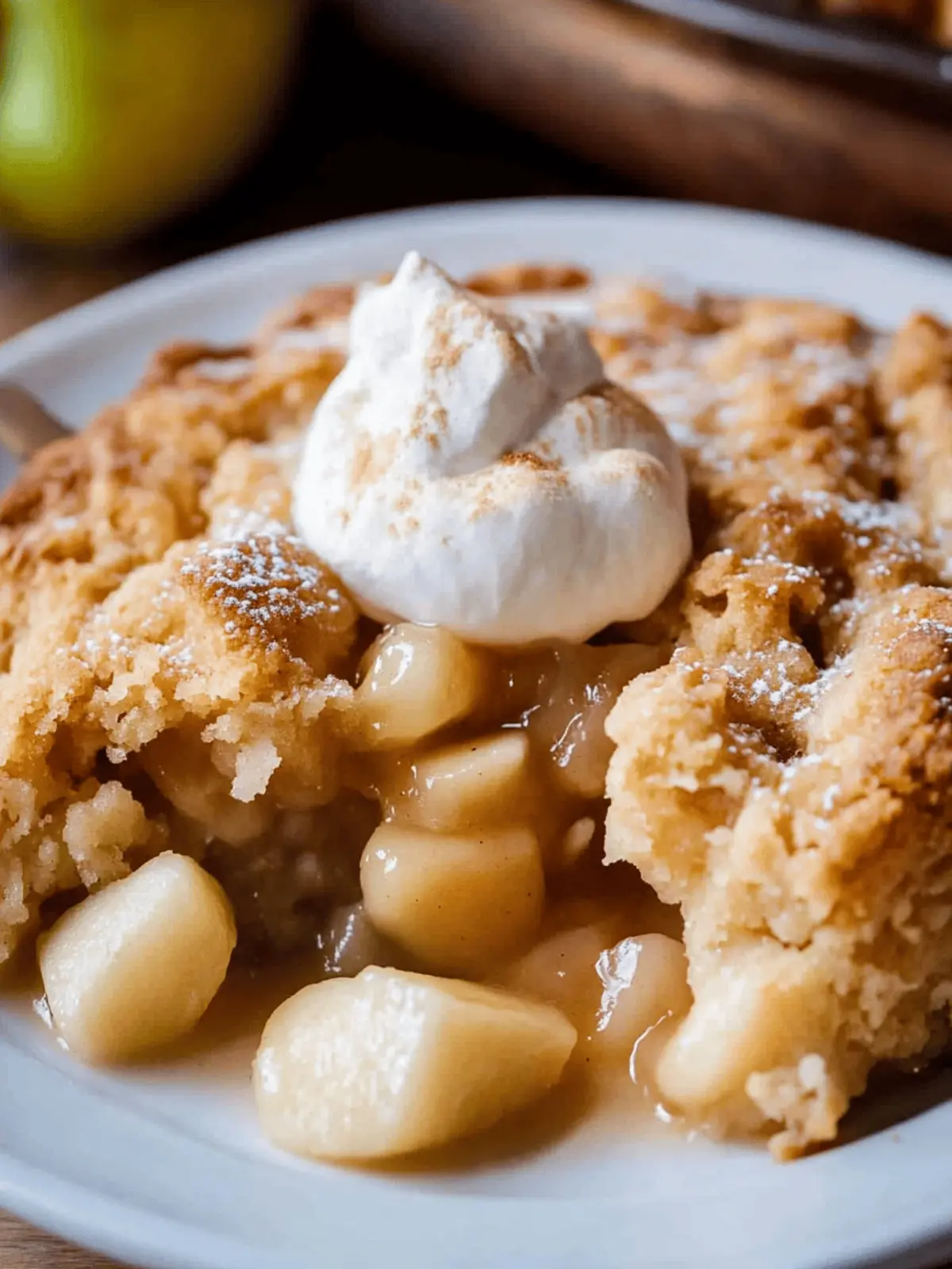 Homemade Apple Cobbler