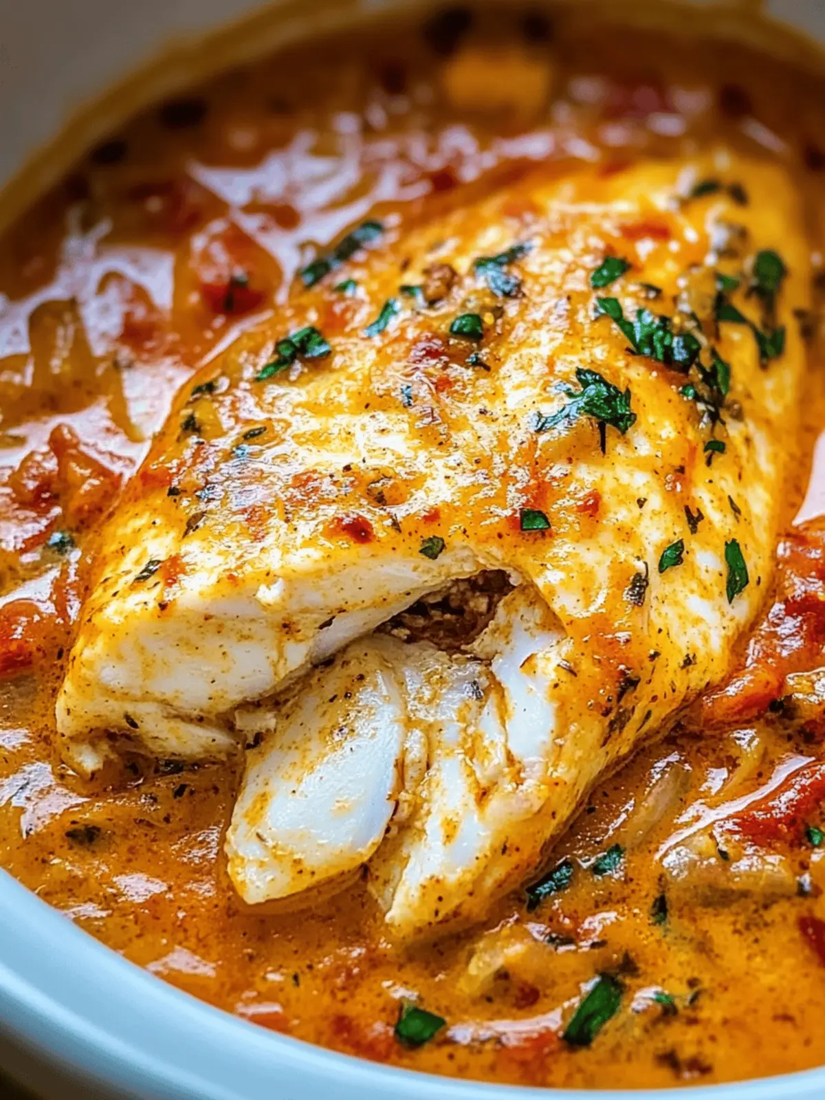 Tilapia in Roasted Pepper
