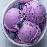 Vegan Blueberry Ice Cream