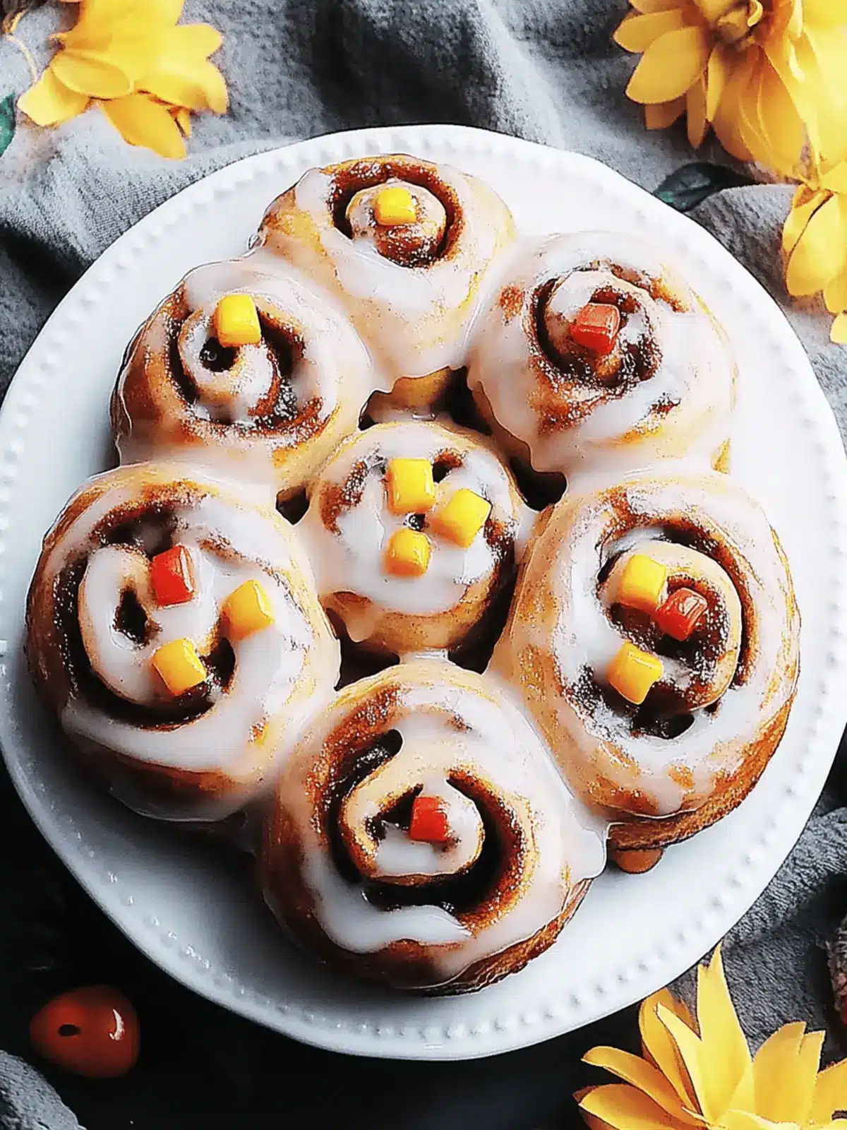 Creepy Crawly Cinnamon Rolls