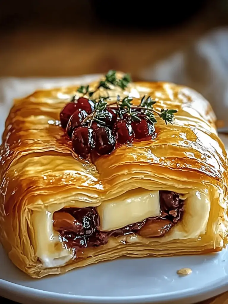 Baked Brie in Puff Pastry