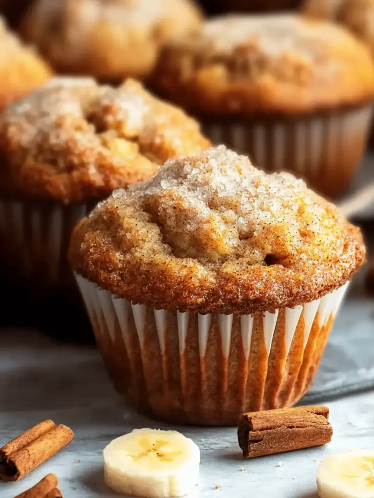 Cinnamon Banana Bread Muffins