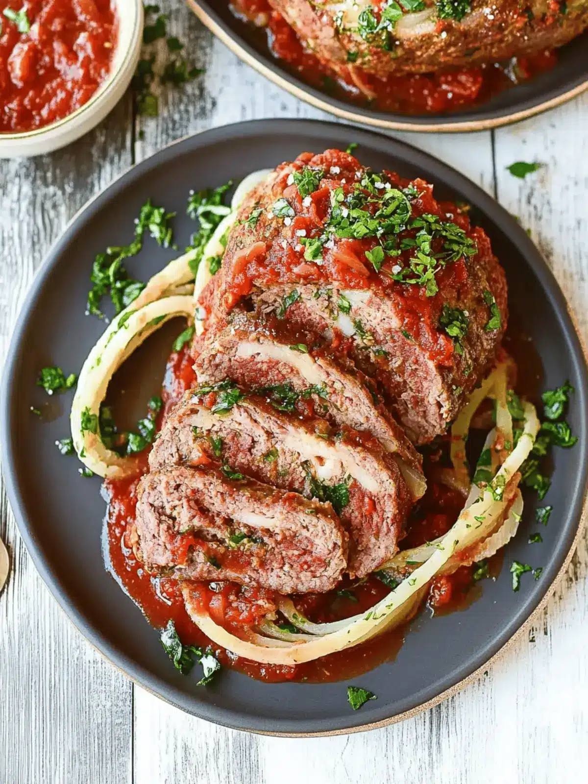 Sicilian Meatloaf: Cozy Comfort with a Gourmet Twist 2 Sicilian Meatloaf