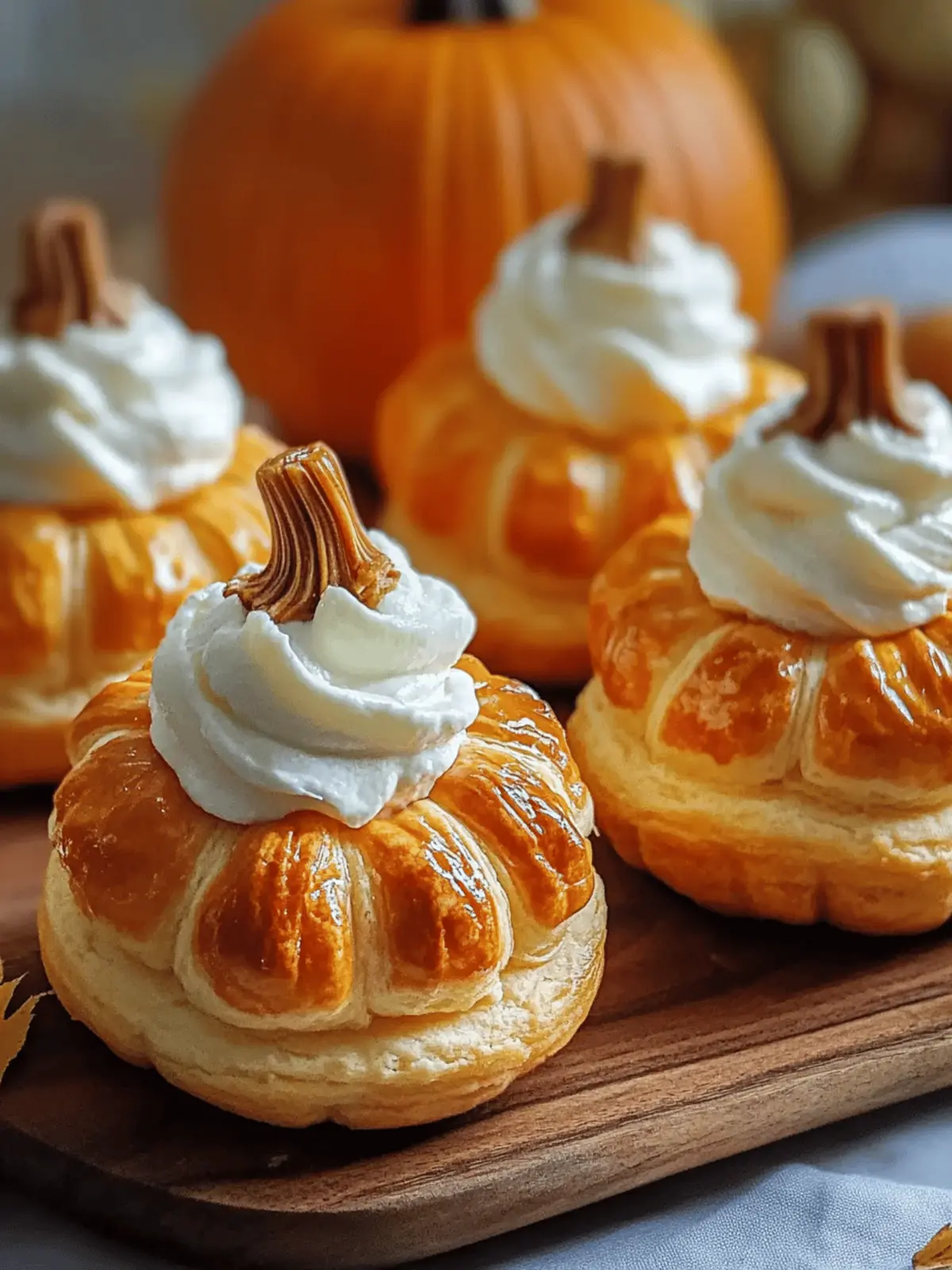 Delicious Crescent Pumpkins with Cream Cheese for Fall Festivities 2 Crescent Pumpkins with Cream Cheese