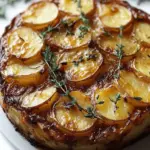 Crispy Balsamic Potato Torte