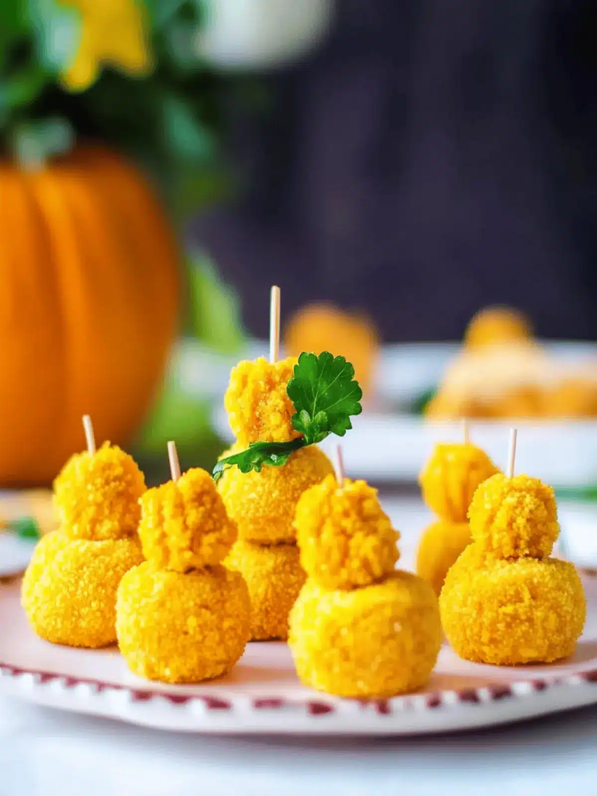 Mini Pumpkin Cheese Balls: Easy Festive Treats to Wow Guests 4 Mini Pumpkin Cheese Balls