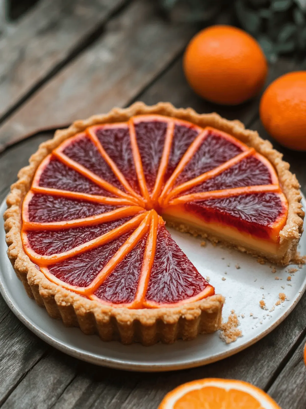 Irresistible Blood Orange Tart with Almond Crust to Impress 4 Blood Orange Tart with Almond Crust