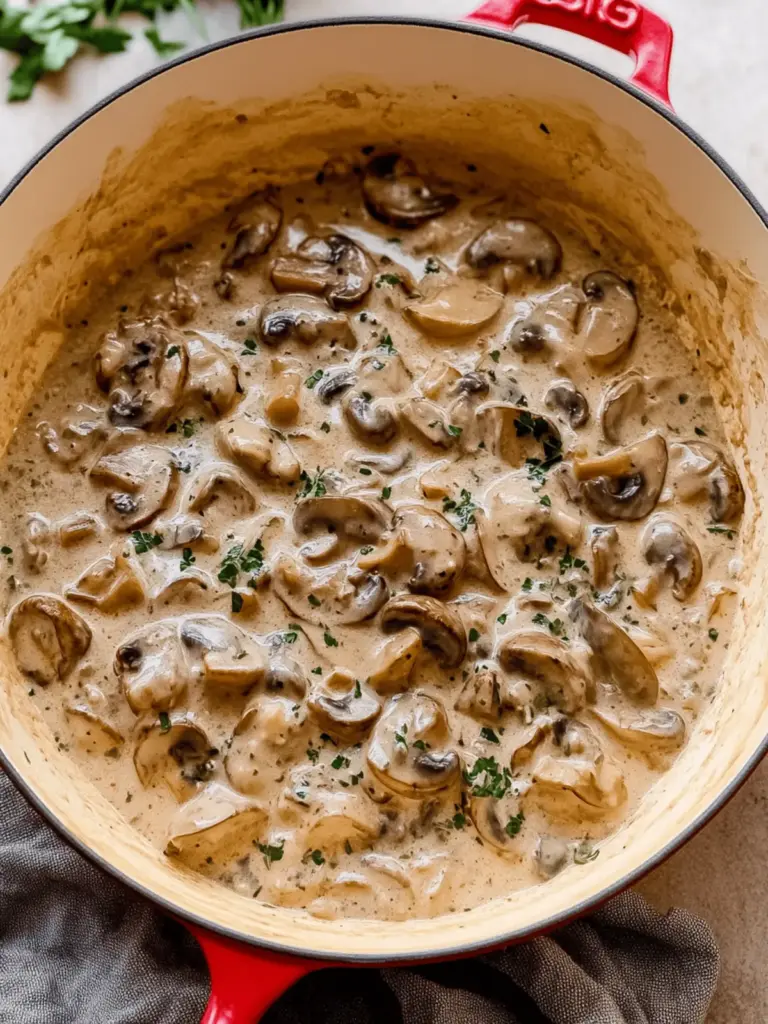 Best Mushroom Stroganoff
