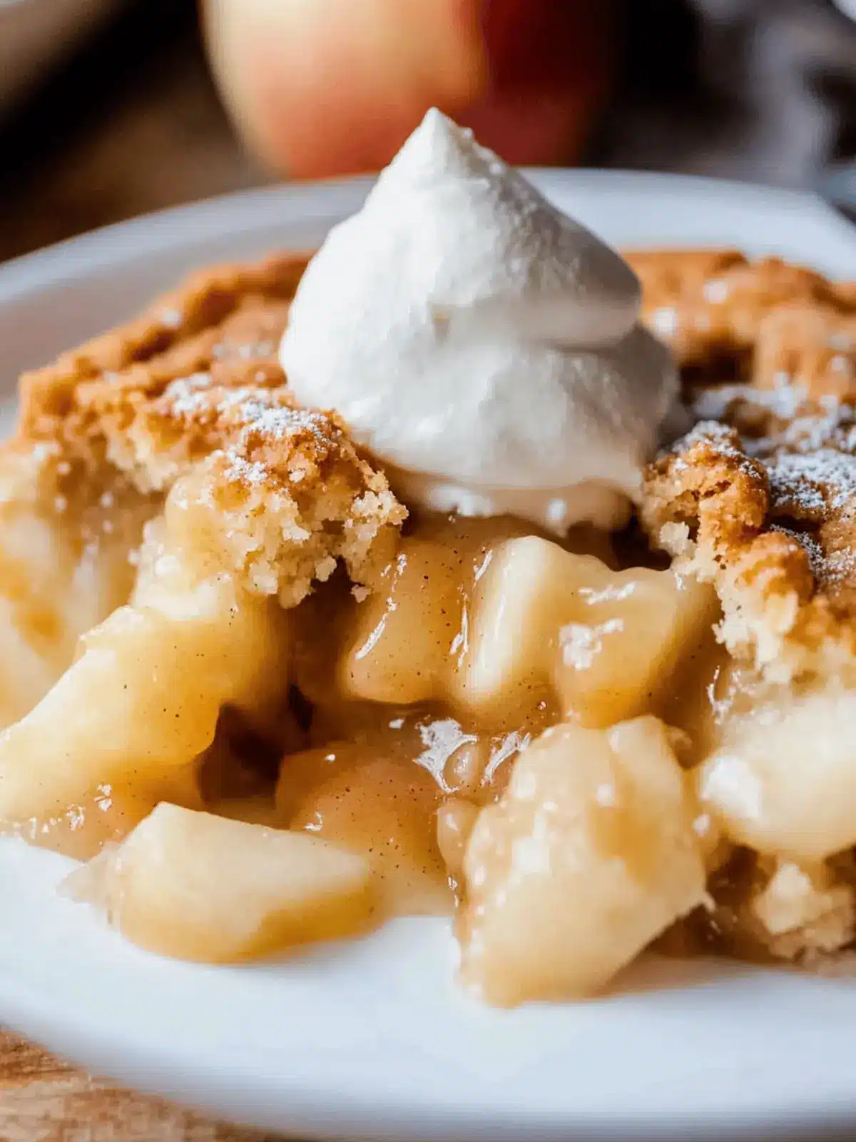 Homemade Apple Cobbler