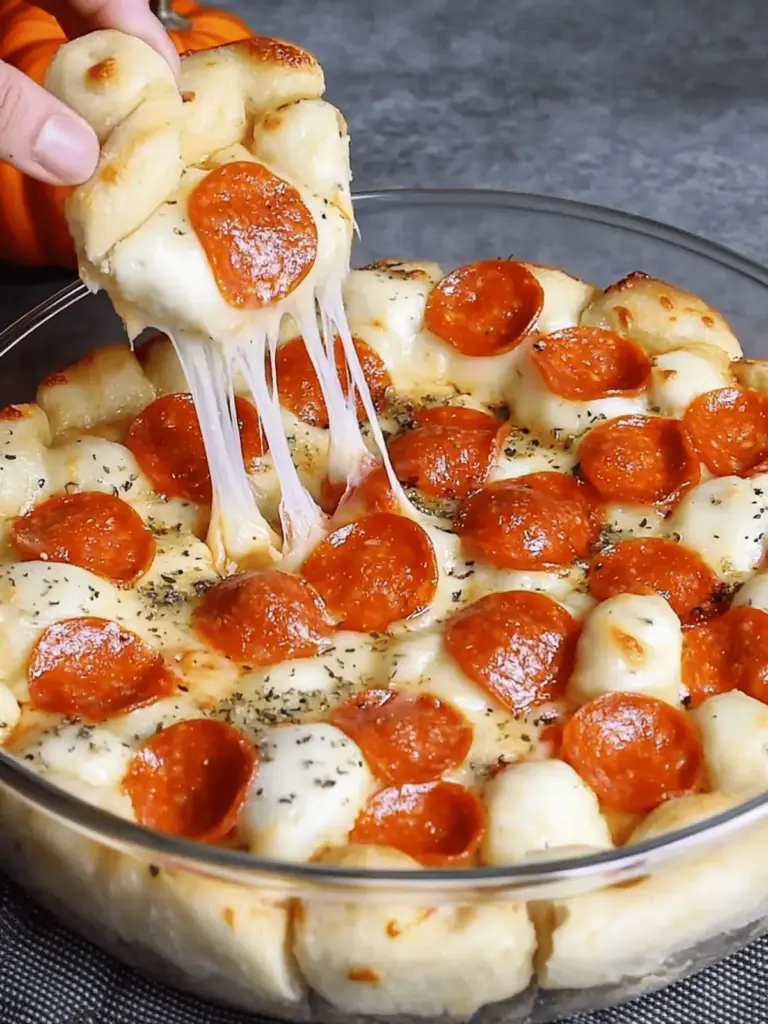 Halloween Pizza Dip