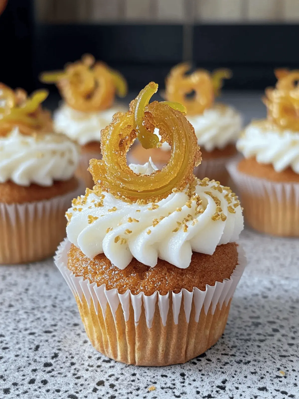 Jalebi Cupcakes