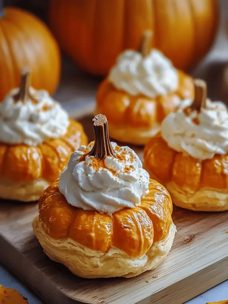 Crescent Pumpkins with Cream Cheese