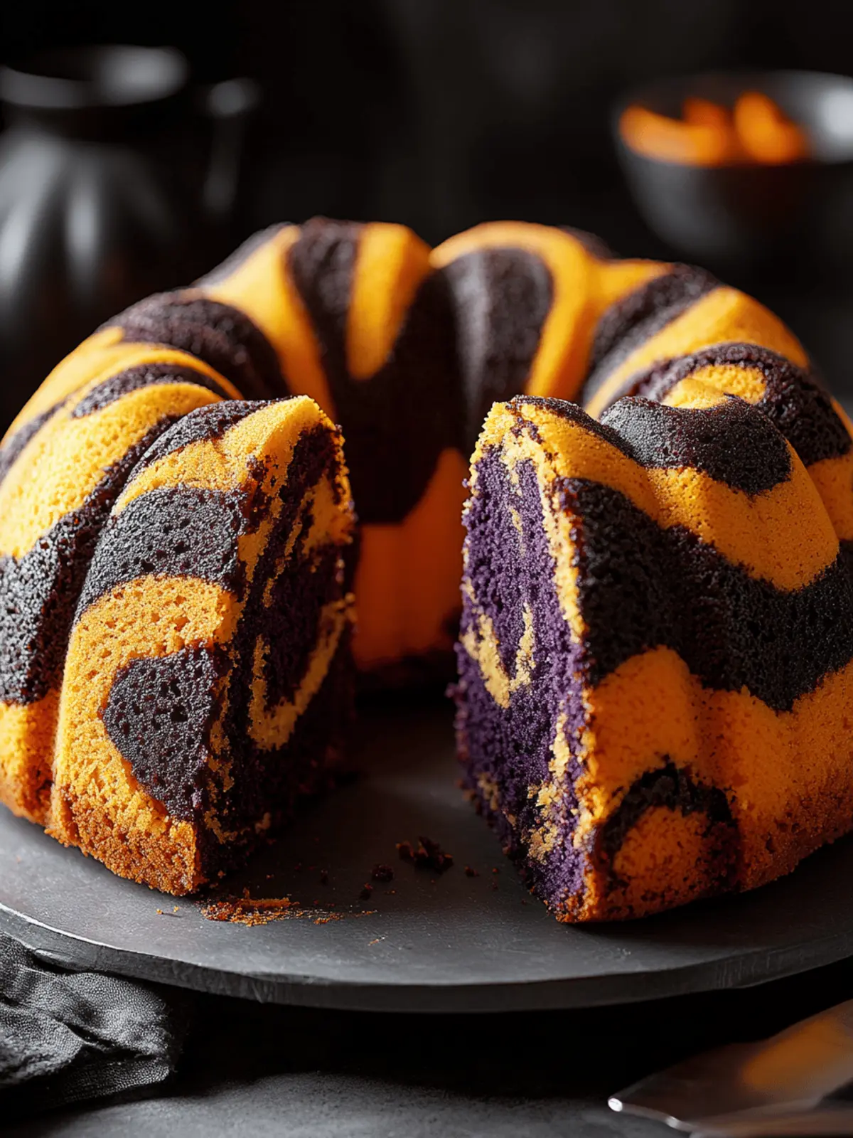 Spooky Swirl Halloween Bundt Cake That Steals the Show 3 Spooky Swirl Halloween Bundt Cake