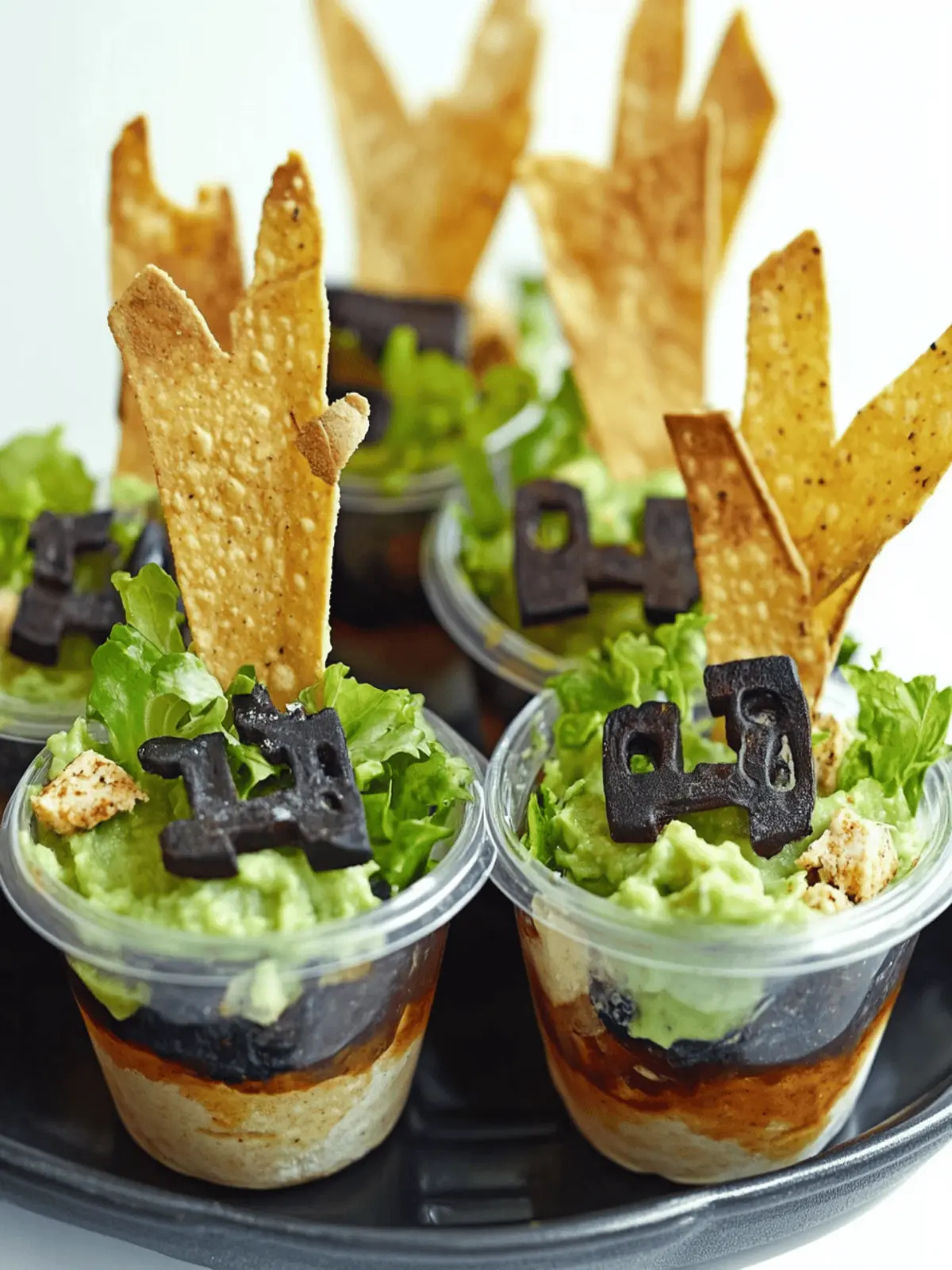 Graveyard Taco Cups: Deliciously Spooky Halloween Treats 4 Graveyard Taco Cups