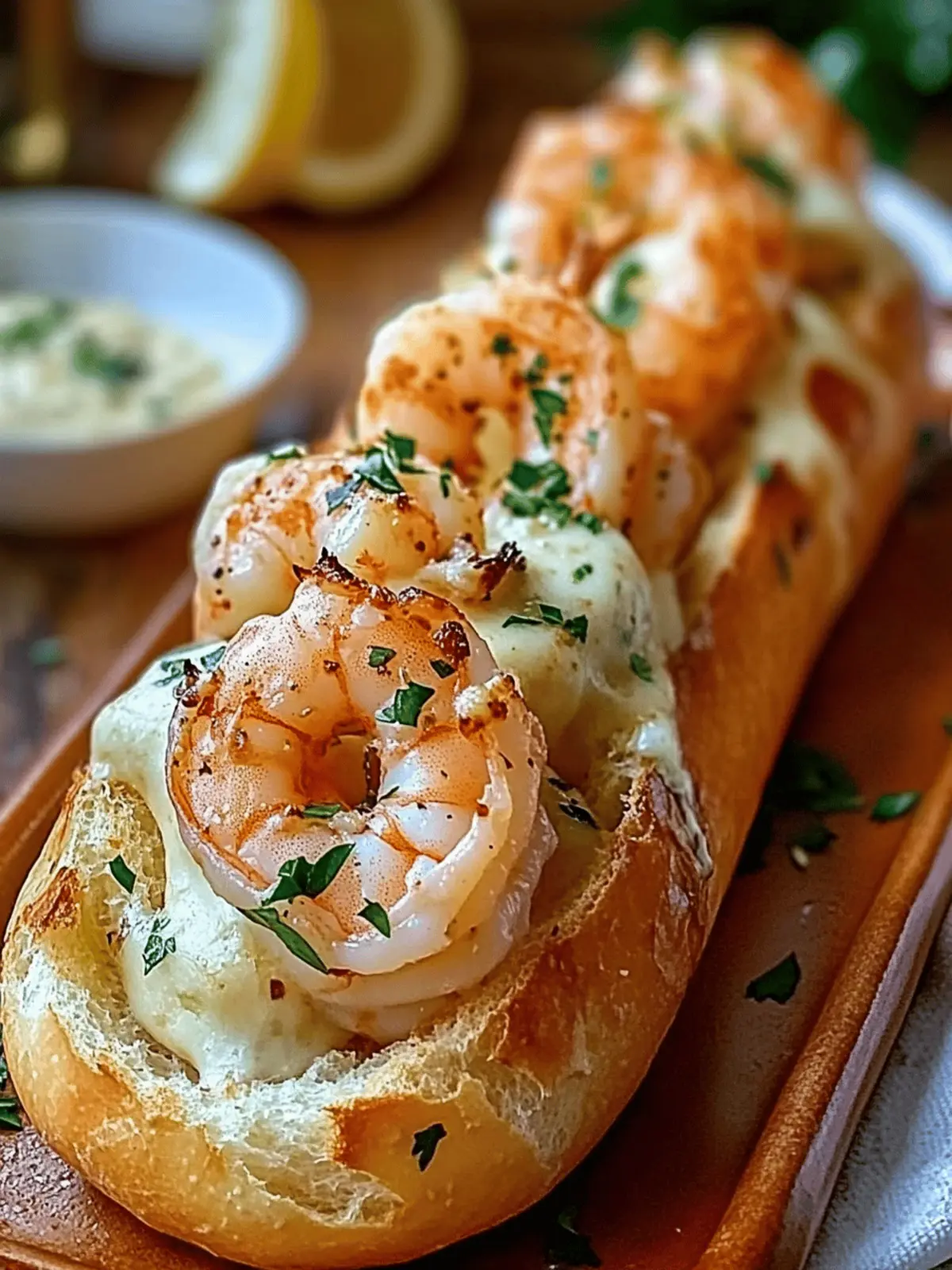 Crabby Shrimp-Stuffed Garlic Bread Bombs