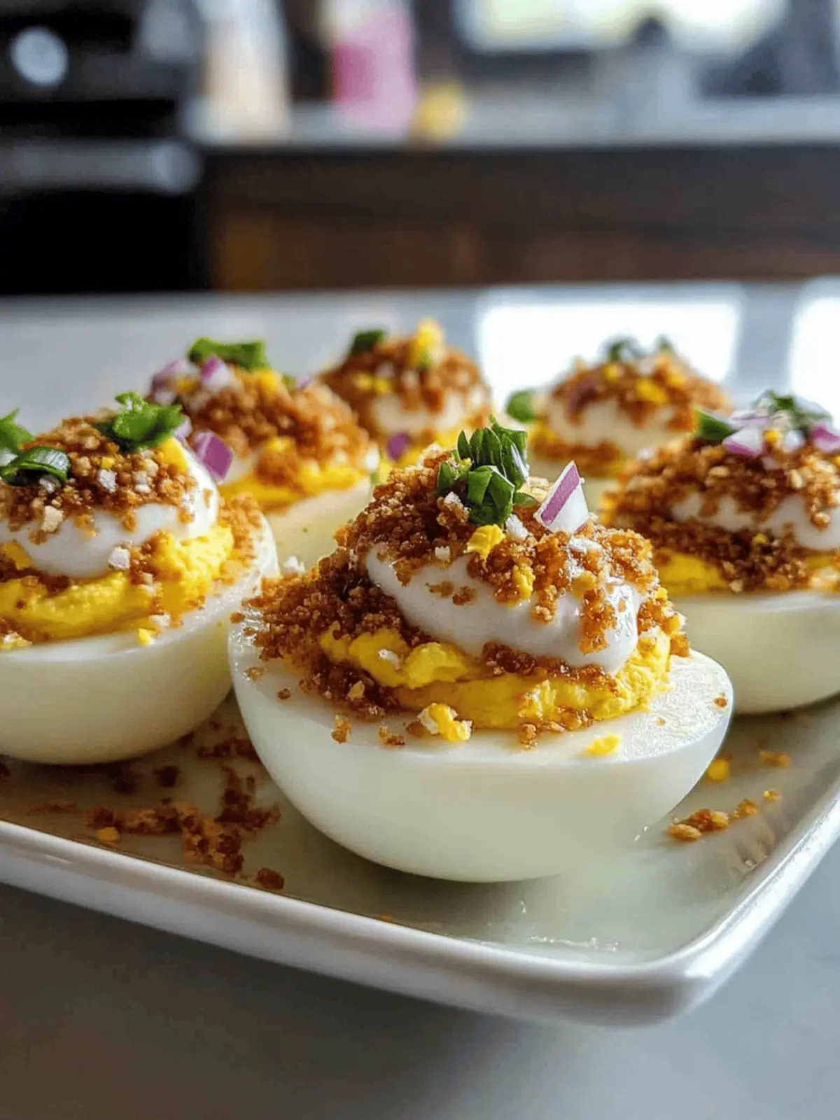 Elote Deviled Eggs