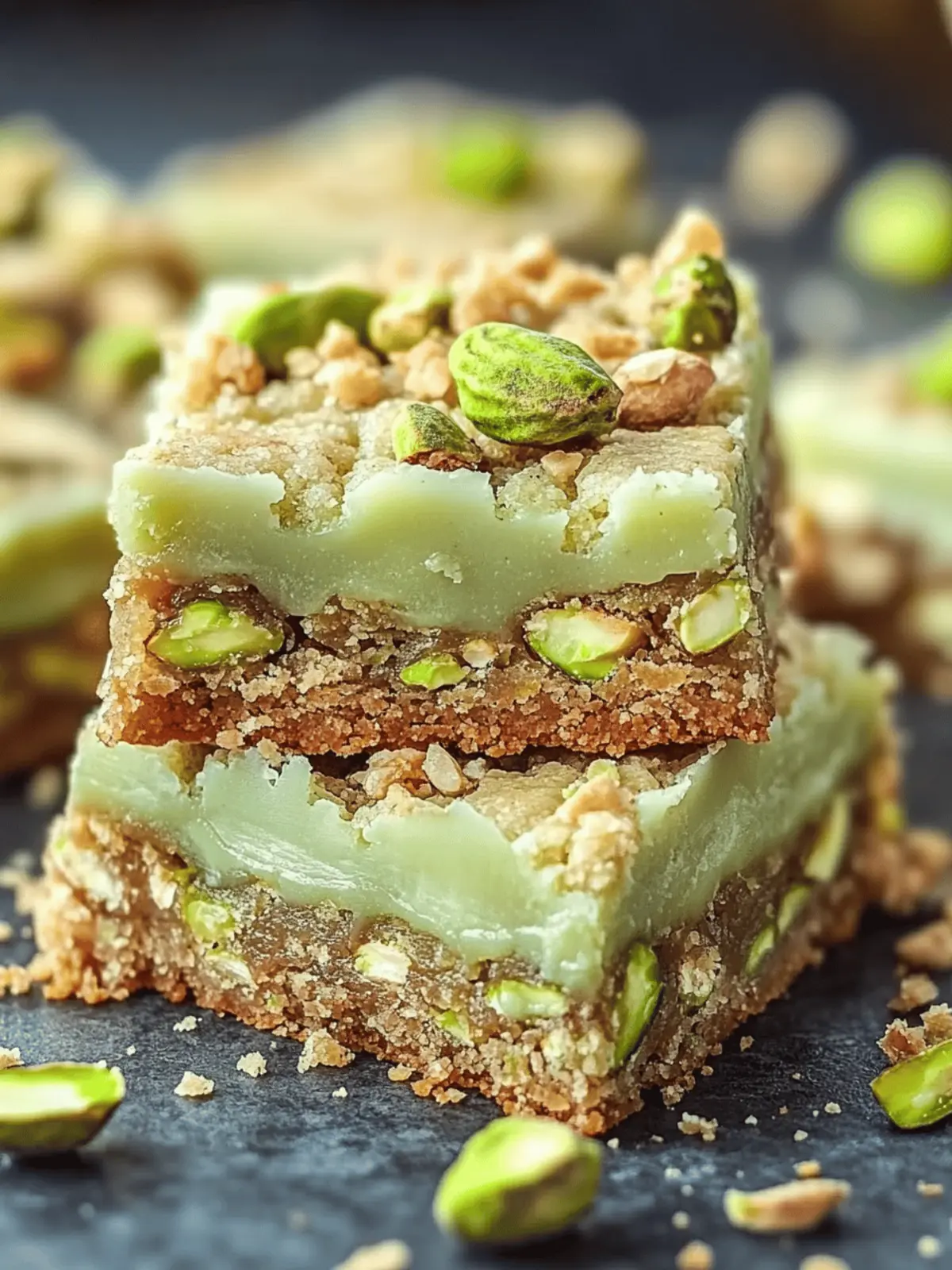 Pistachio Dream Cookie Bars That Will WOW Your Taste Buds 4 Pistachio Dream Cookie Bars