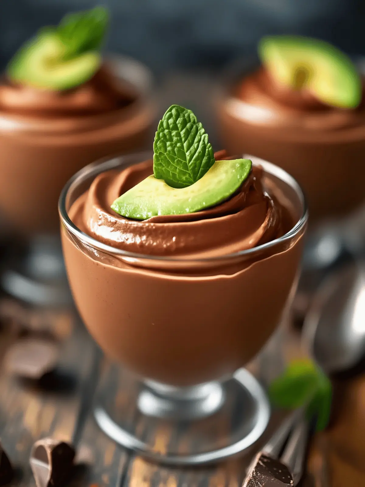 Indulge in Decadent Chocolate Avocado Mousse Bliss 2 Chocolate Avocado Mousse