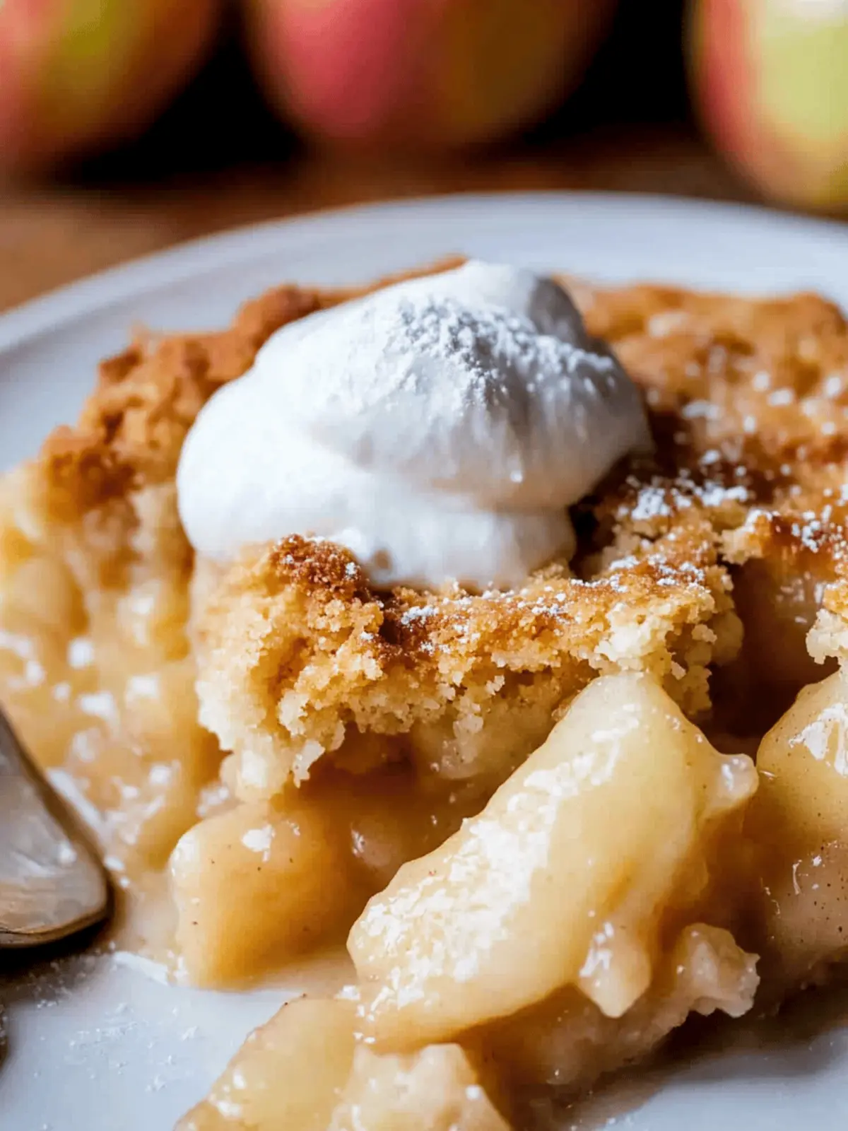 Homemade Apple Cobbler