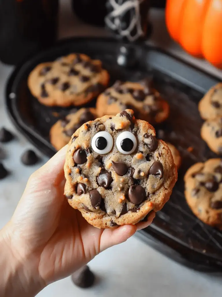 Halloween Chocolate Chip Cookies