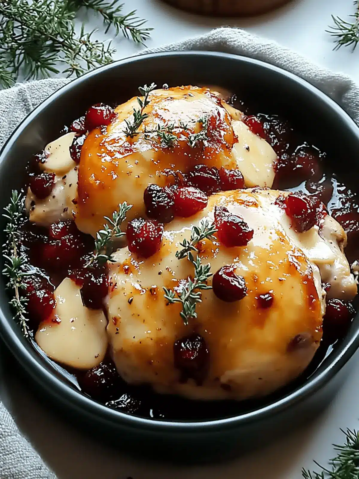 Cranberry Brie Stuffed Chicken: A Cozy Dinner Delight 4 Cranberry Brie Stuffed Chicken