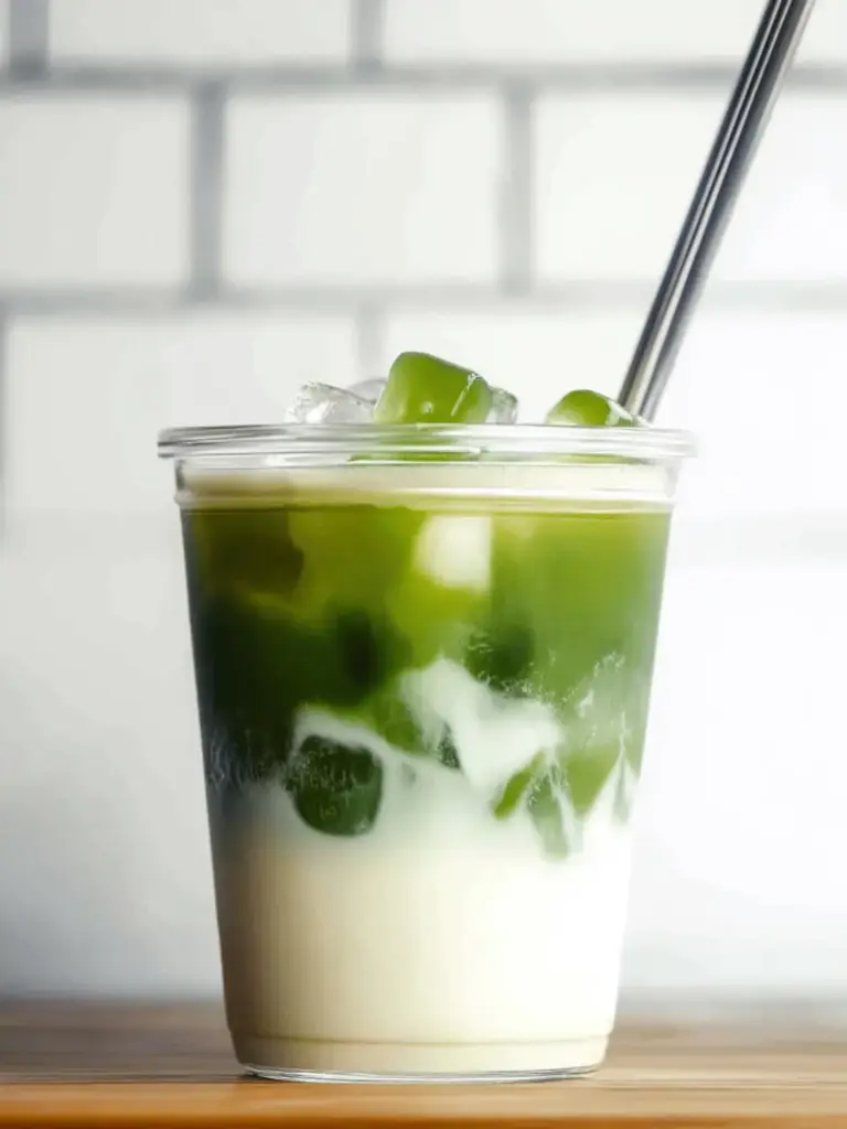 Iced Matcha Lattes