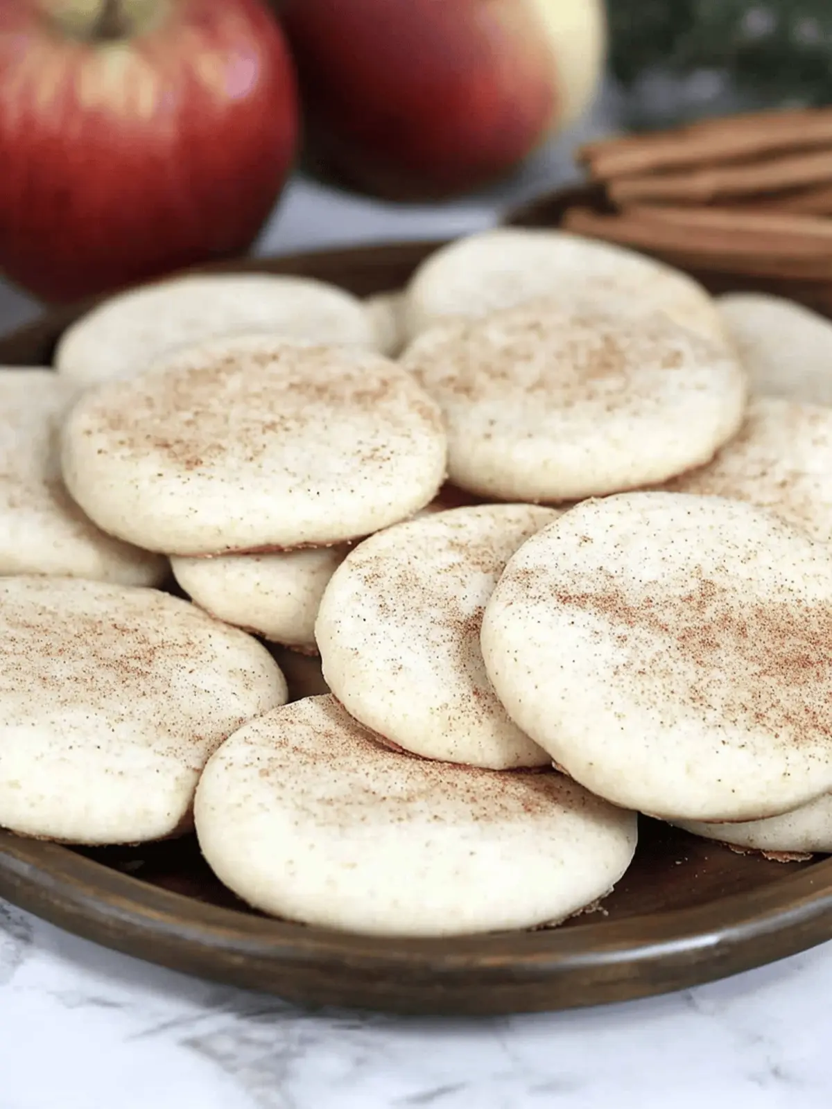 Apple Cider Shortbread Cookies