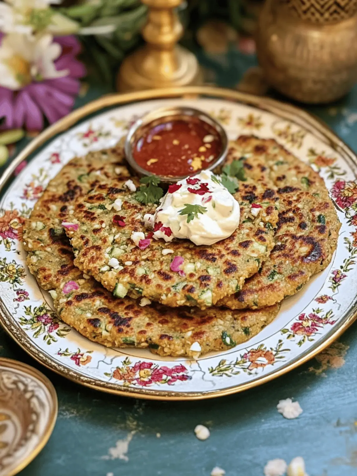 Cucumber Millet Thalipeeth