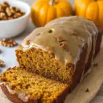 Pumpkin Bread with Maple Glaze