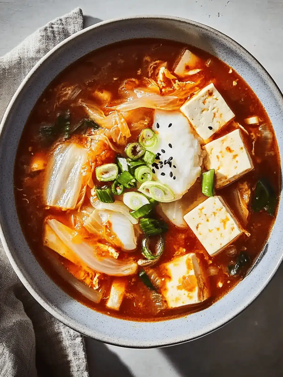 Savory Kimchi-Tofu Soup: A Bold Twist to Comfort Food 2 Kimchi-Tofu Soup