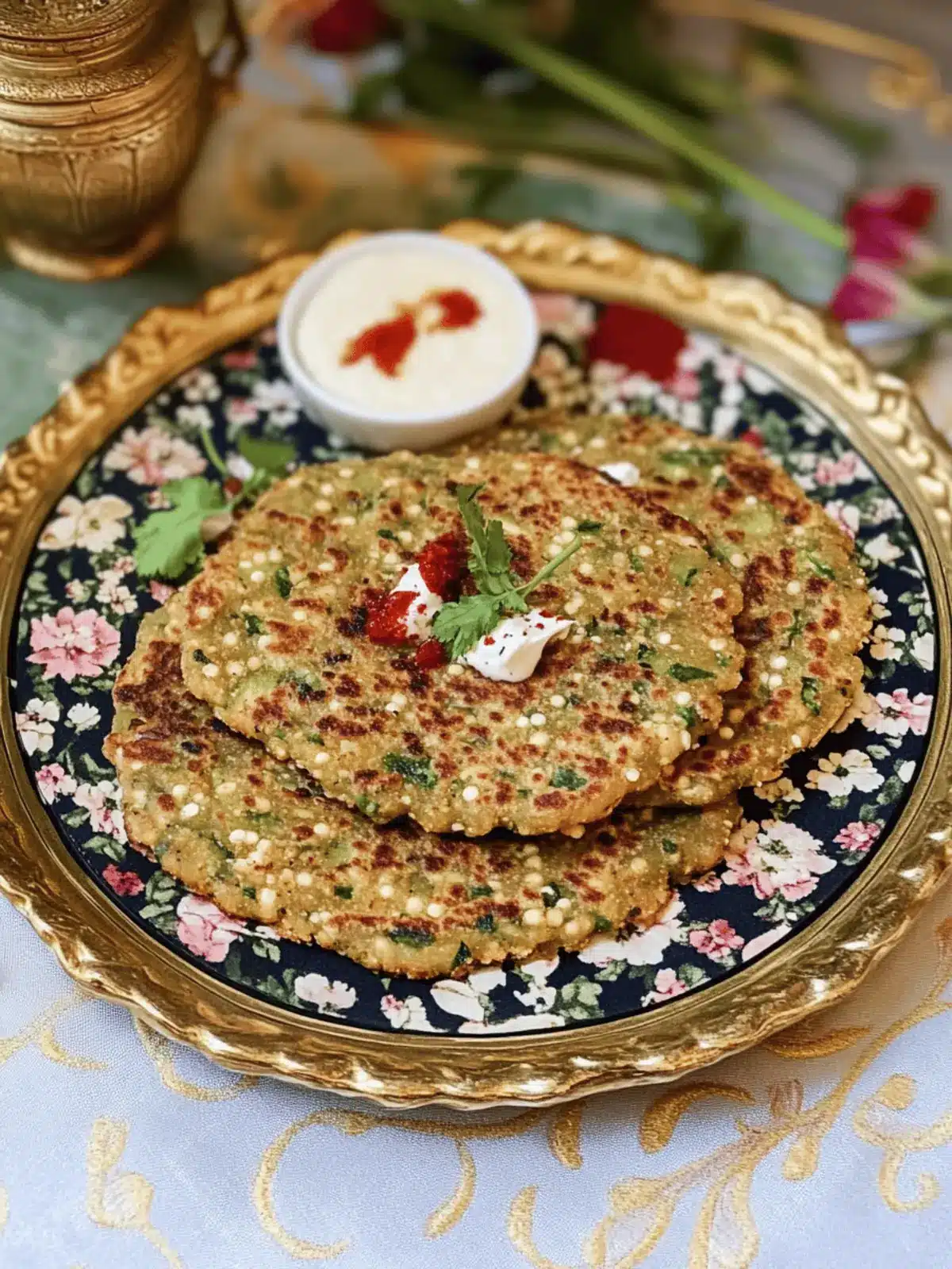Cucumber Millet Thalipeeth