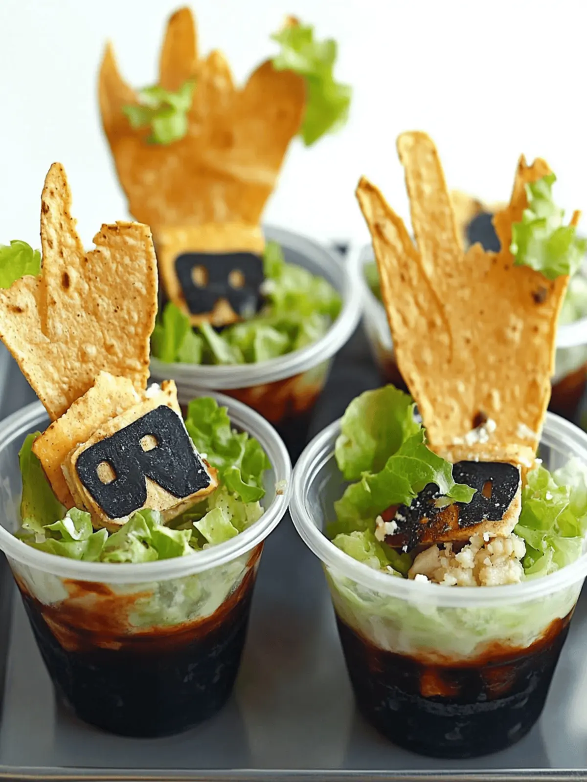 Graveyard Taco Cups: Deliciously Spooky Halloween Treats 5 Graveyard Taco Cups