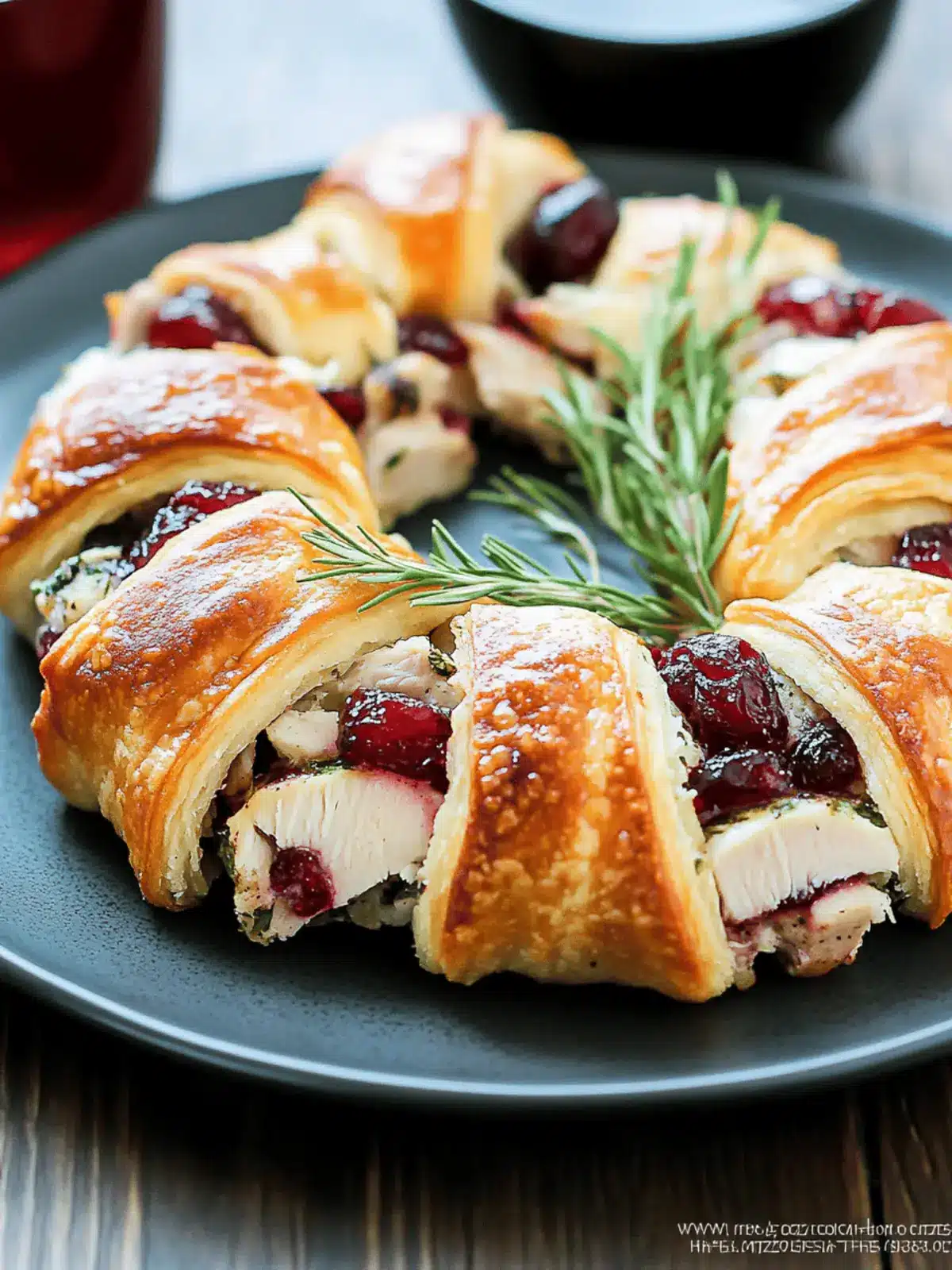 Turkey Cranberry Crescent Ring: A Festive Delight to Savor 5 Turkey Cranberry Crescent Ring