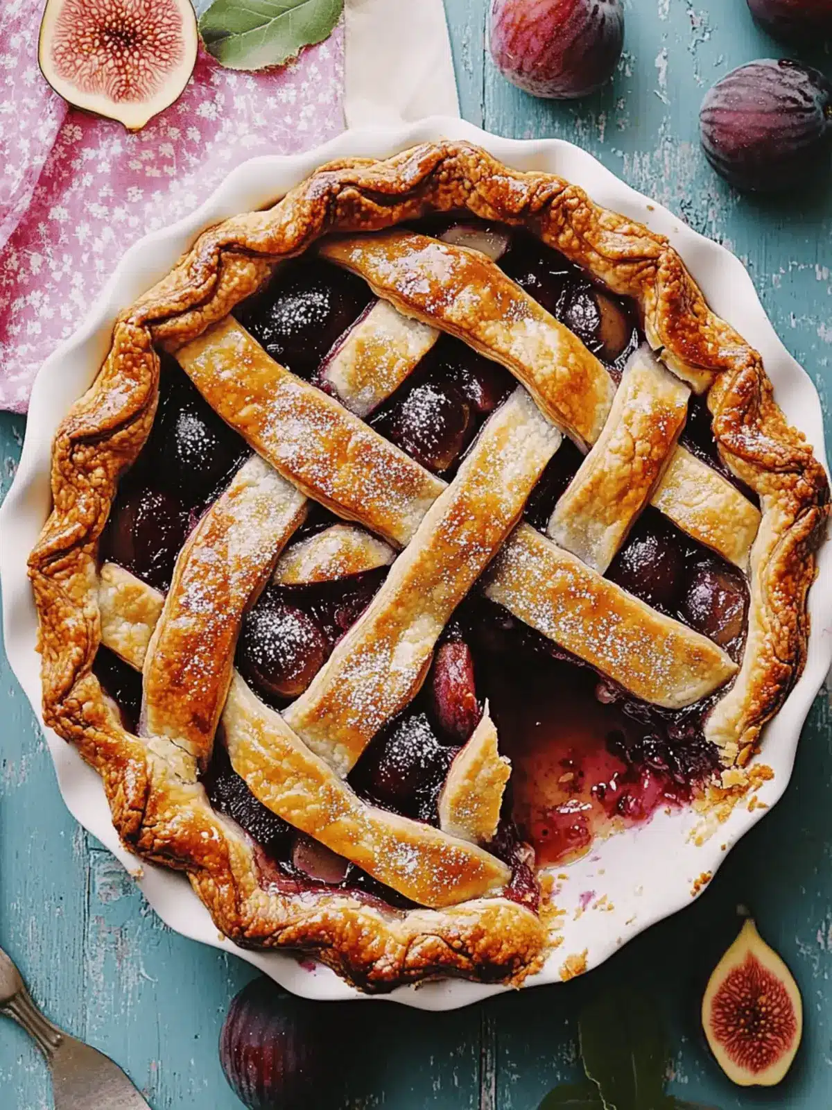 Irresistible Spiced Plum Fig Pie with All-Butter Crust Magic 2 Spiced Plum Fig Pie