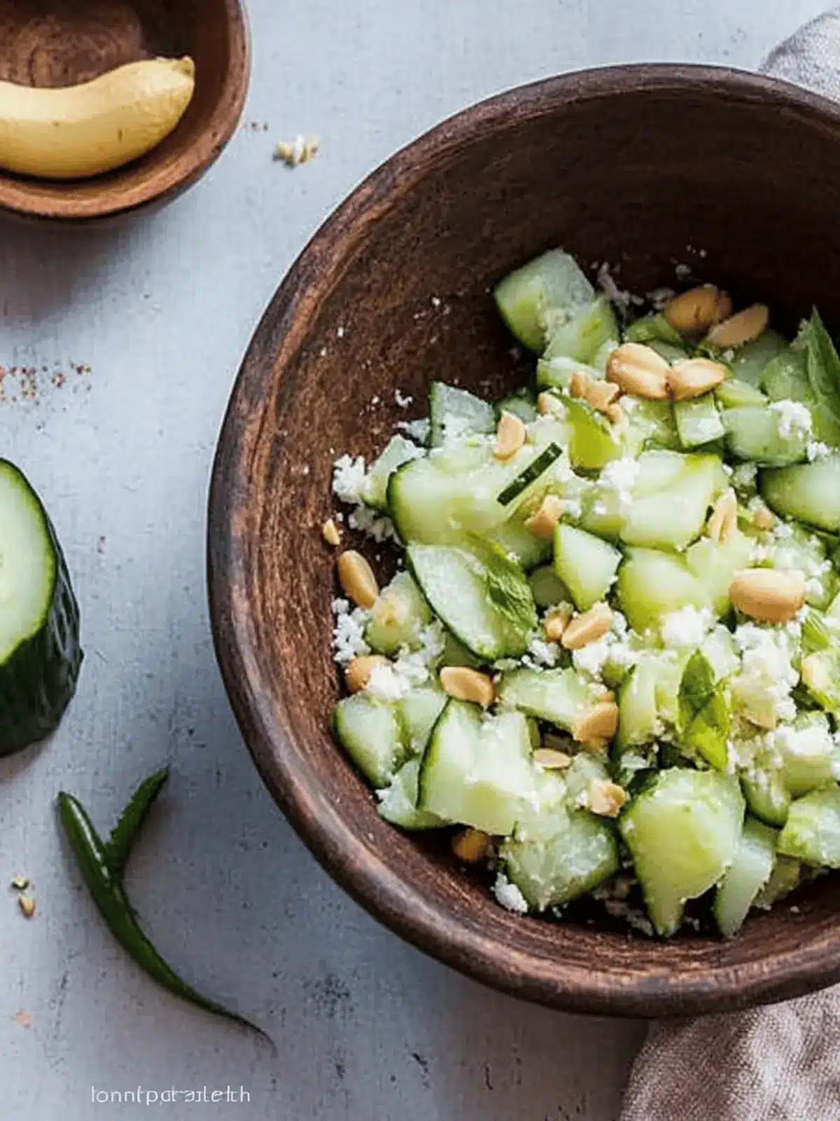 Indian Cucumber Peanut Salad