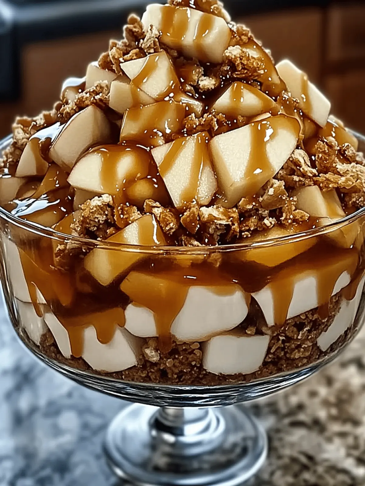 Caramel Apple Trifle