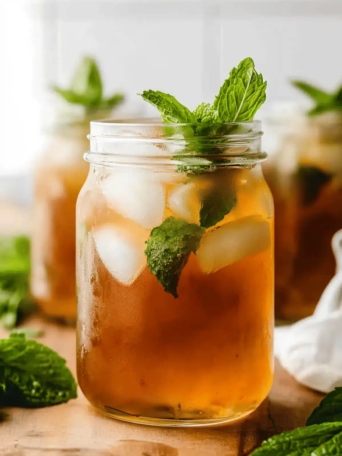 DIY Refreshing Mint Iced Tea to Beat Summer Heat 4 Refreshing Mint Iced Tea