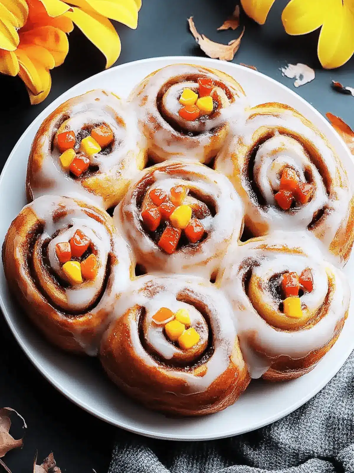 Creepy Crawly Cinnamon Rolls