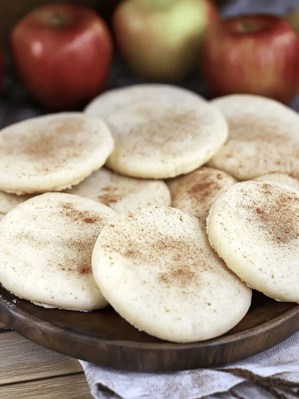 Apple Cider Shortbread Cookies