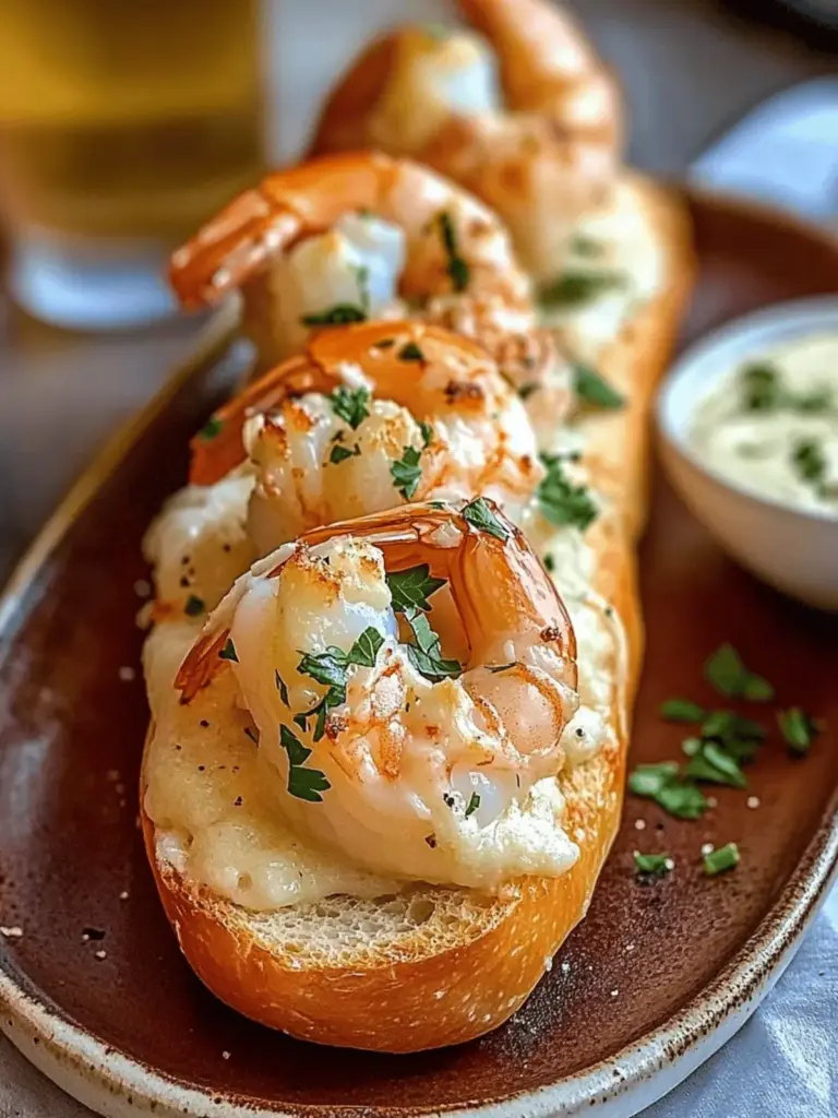Crabby Shrimp-Stuffed Garlic Bread Bombs