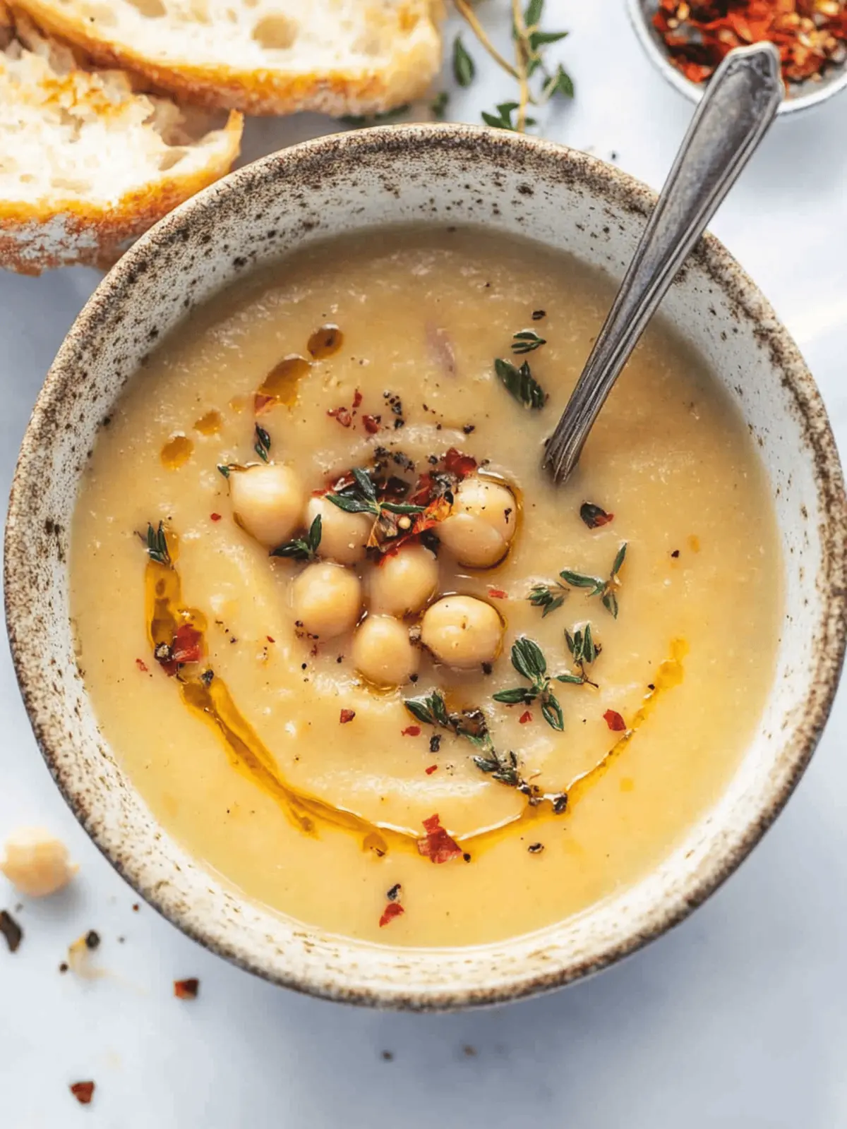 Delicious Vegan Garlic Chickpea Soup Ready in 30 Minutes 3 Vegan Garlic Chickpea Soup