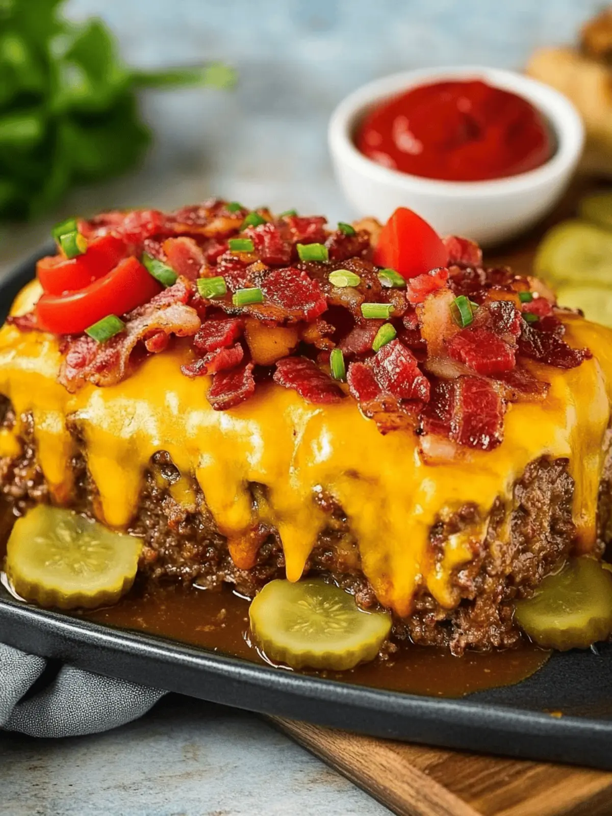 Bacon Cheeseburger Meatloaf