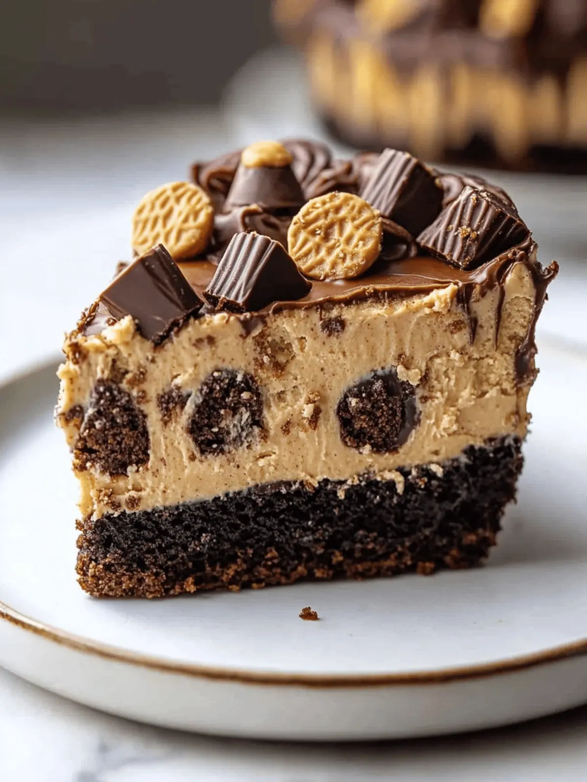 Peanut Butter Cup Dump Cake