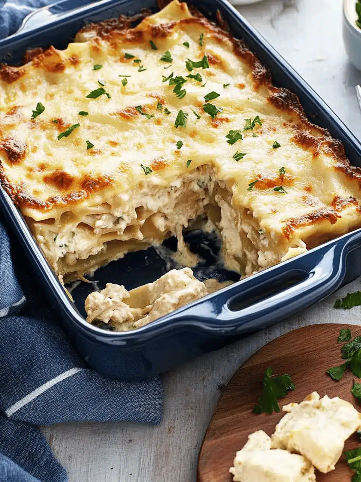 Creamy Chicken Alfredo Lasagna That Will Wow Your Taste Buds 3 Chicken Alfredo Lasagna